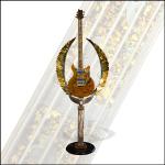 "Wings of Legend II"
Stainless Steel, Steel and Iridized Glass
Original
20"x41"x90"
Guitar Art
