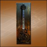"Quill Wall Art"
Stainless Steel, Steel and Iridized Glass
Original
66"x33"x10"
Guitar Art