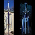 "Pecker Head"
Wind Chime
14'x48"x48"
Guitar Art